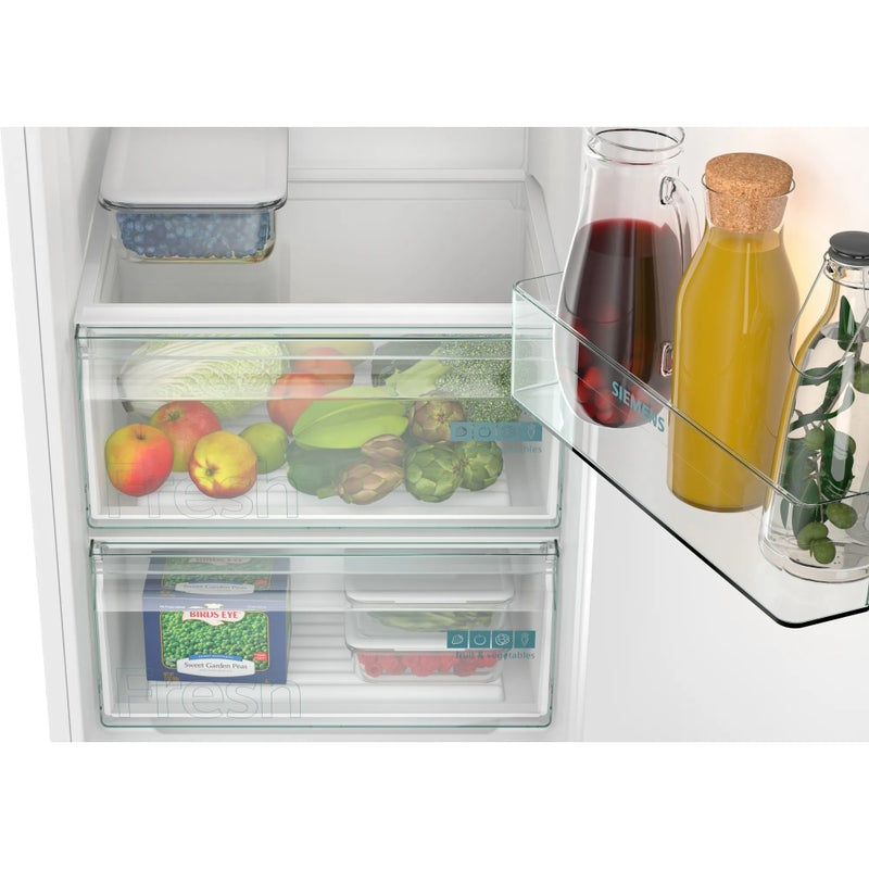 Siemens KI81RNSE0G - White Built-In Larder Fridge - Sliding Door - 310L Capacity - E Energy Rating