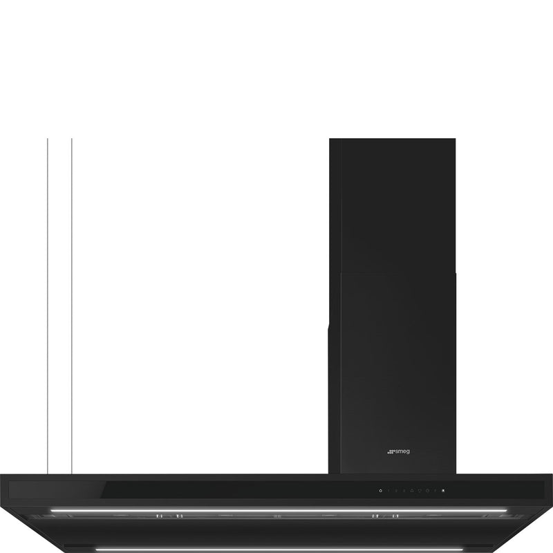 Smeg KLTI12L4MB - Matte Black Island Cooker Hood - 560 m³/h Extraction - A Energy