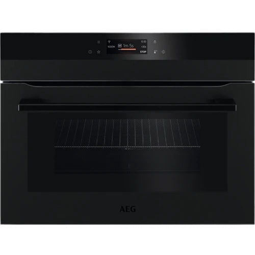AEG KMK768080T - Black Built-In Combination Microwave - 43L - CombiQuick