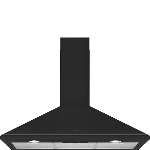 Smeg KSED95MBL - Black Victoria Chimney Hood - 595m³/h - B Energy