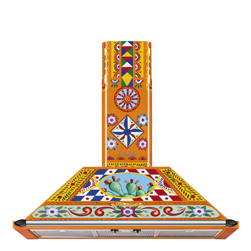 Smeg KT90DGC - Decorated / Special Chimney Extractor - 567 m³/h - A energy