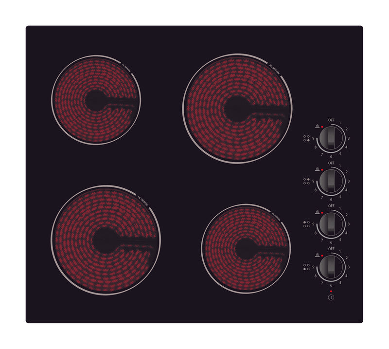 Lifestyle LSCH60R 60cm Ceramic hob - rotary controls