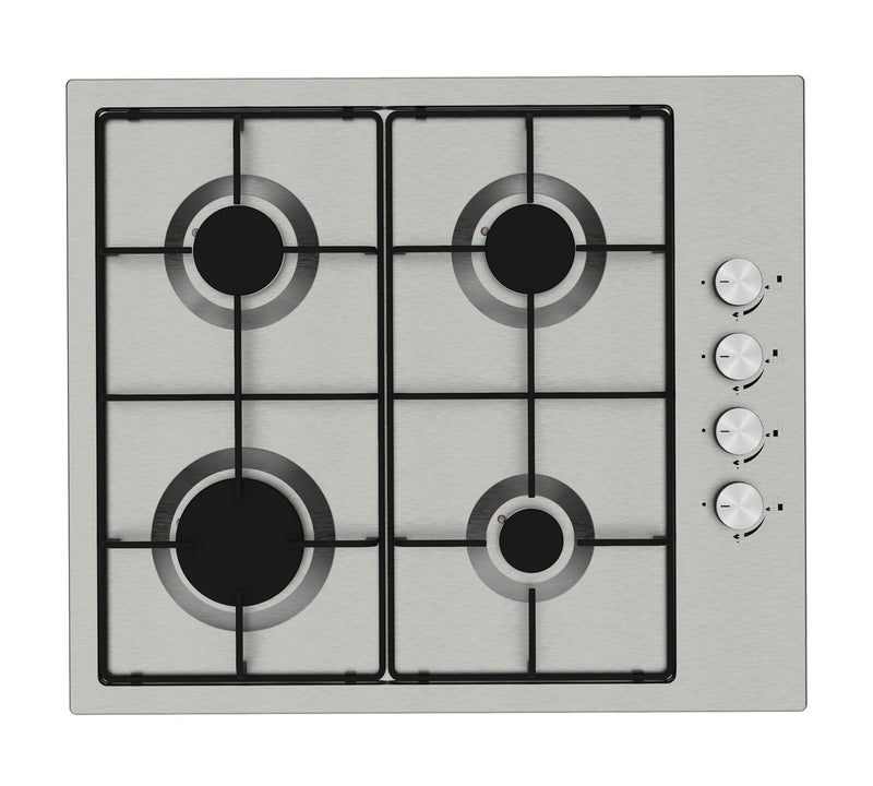 Lifestyle LSGH60ESS 60cm Gas hob - Stainless Steel enamel supports