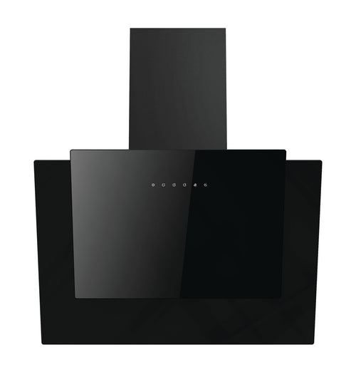 Lifestyle LSHDANGA60B 60cm Angled Chimney Hood Black - A rated