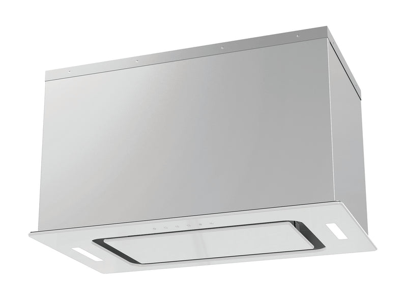 Lifestyle LSHDGCA52W 52cm Canopy Hood - White Glass