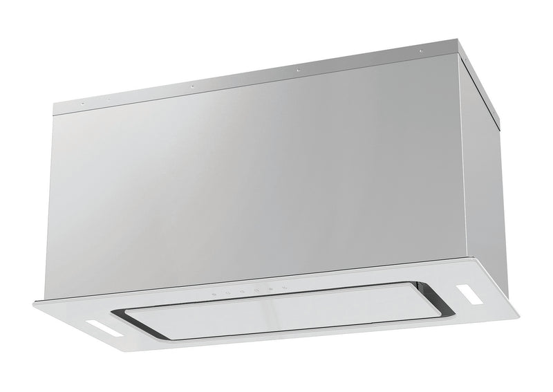 Lifestyle LSHDGCA75W 75cm Canopy Hood - White Glass