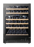 Lifestyle LSWC60B 600mm Wine Cooler - Wood shelves - Black