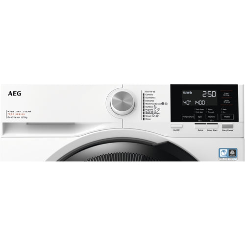 AEG LWR7185M4B - White 8KG/5KG Washer Dryer - 1400 RPM - D energy