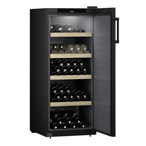 Liebherr WSBL4601 - Black GrandCru Freestanding Wine Cooler - 166 Bottle Capacity - E Energy Rating