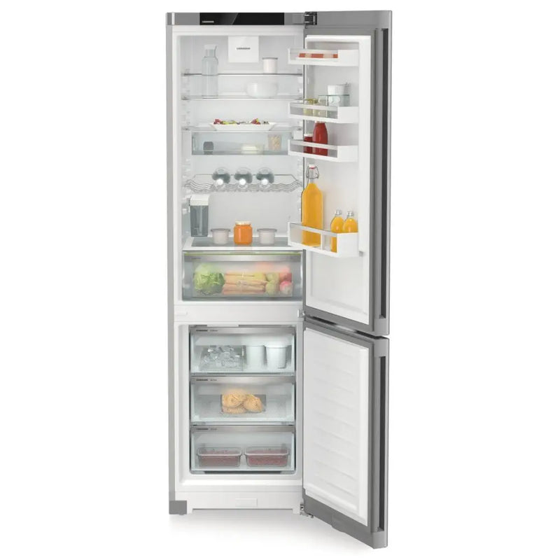 Liebherr CNSFC574I - Silver Freestanding Frost Free Fridge Freezer - C energy