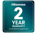 Hisense RB435N4BCE - Stainless Steel Fridge Freezer - 336L - E Energy Rating