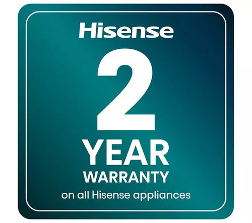 Hisense RB435N4BCE - Stainless Steel Fridge Freezer - 336L - E Energy Rating