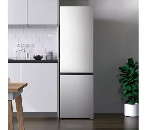 Hisense RB435N4BCE - Stainless Steel Fridge Freezer - 336L - E Energy Rating