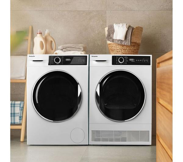 Montpellier MWM814BLW - White Freestanding 8KG Washing Machine - 1400 RPM - A energy