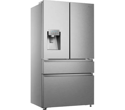 Hisense RF728N4SASE - Stainless Steel American Fridge Freezer - 560L - E Energy