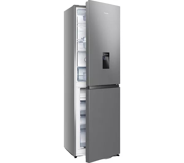 Hisense RB327N4WCE - Stainless Steel 50/50 Fridge Freezer - 256L Capacity - E Energy Rating