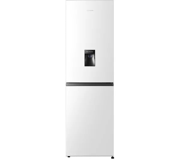 Hisense RB327N4WWE - White 50/50 Fridge Freezer - 256L Capacity - E Energy Rating - Display