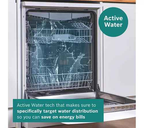Bosch SMS2HVW67G - White Freestanding Dishwasher - D energy