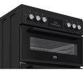 Beko FDC6731K - White 60cm Double Oven Electric Cooker - Ceramic Hob - A Energy