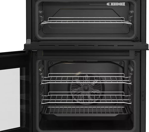 Beko FDC6731K - White 60cm Double Oven Electric Cooker - Ceramic Hob - A Energy