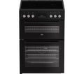 Beko FDC6731K - White 60cm Double Oven Electric Cooker - Ceramic Hob - A Energy
