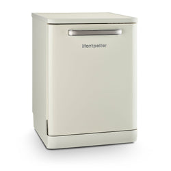 Montpellier MAB1353DC - Cream 13 Place Settings Retro Dishwasher - A+ Energy Rating