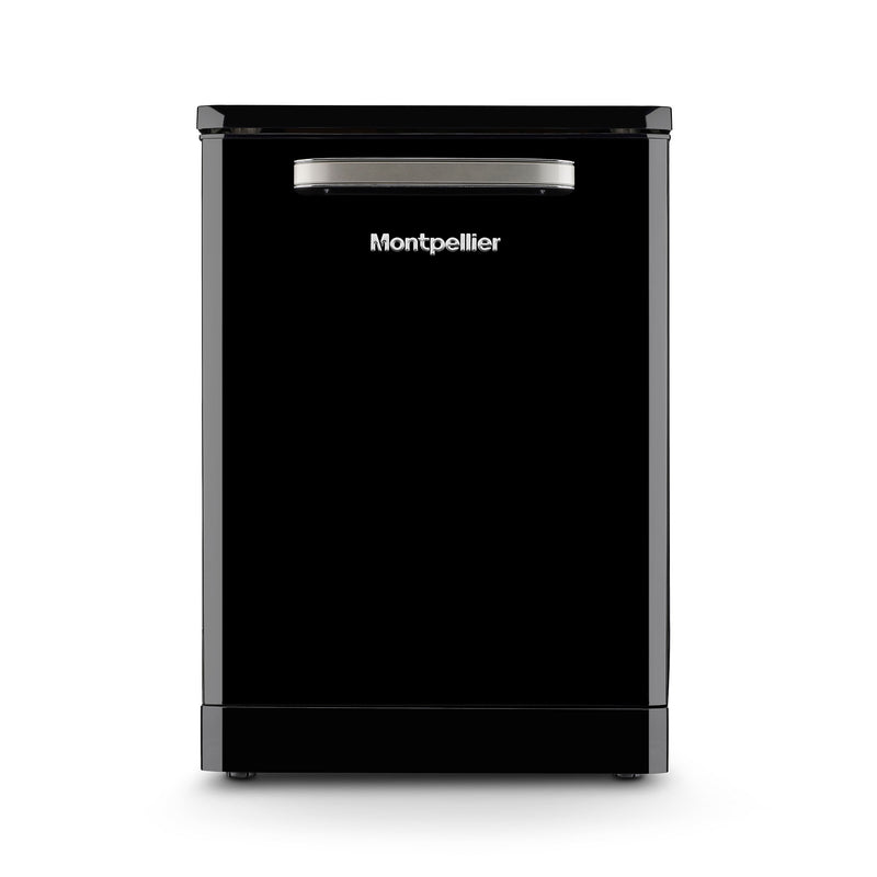 Montpellier MAB1353K 60cm Retro Dishwasher in Black