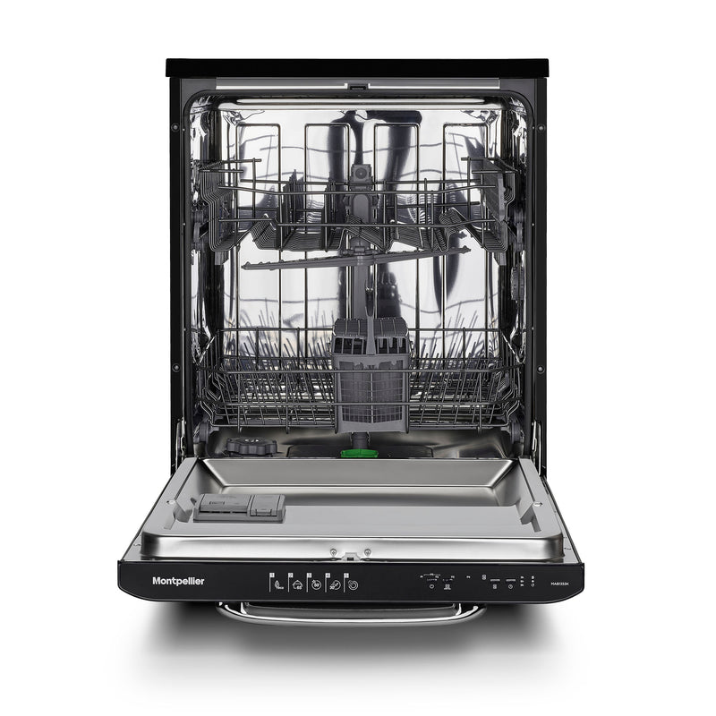 Montpellier MAB1353K 60cm Retro Dishwasher in Black