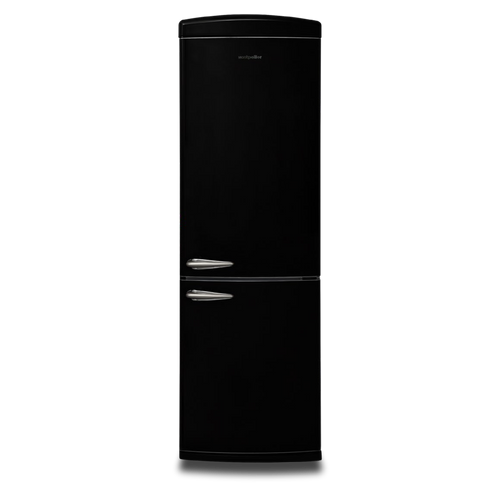 Montpellier MAB190K - Black Fridge Freezer - 295L - E Energy Rating