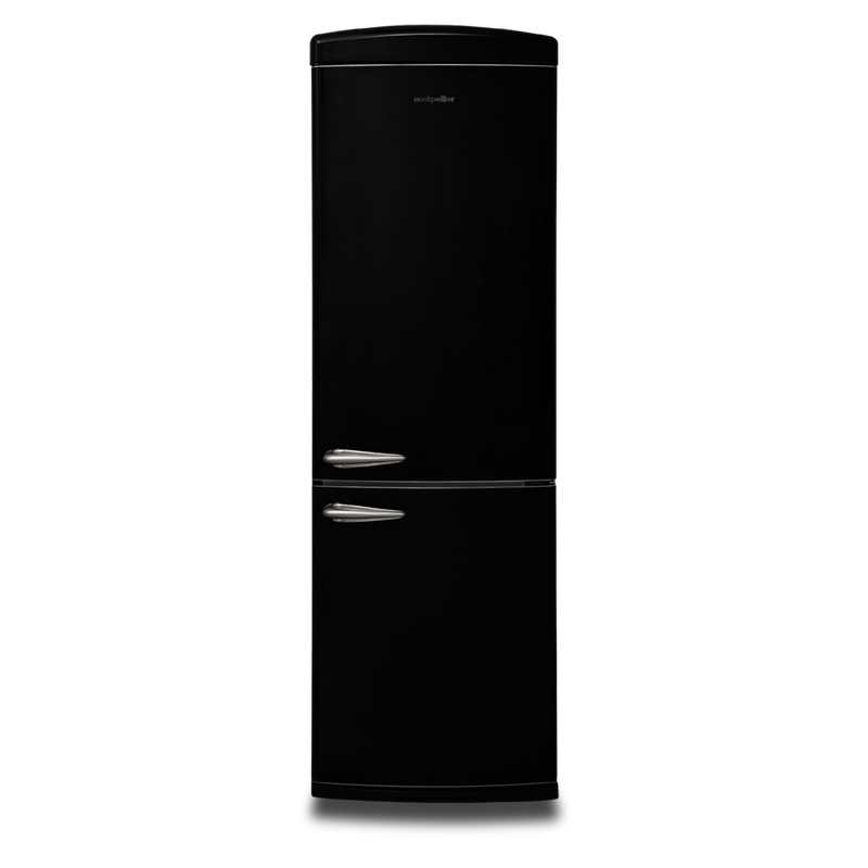 Montpellier MAB190K - Black Fridge Freezer - 295L - E Energy Rating