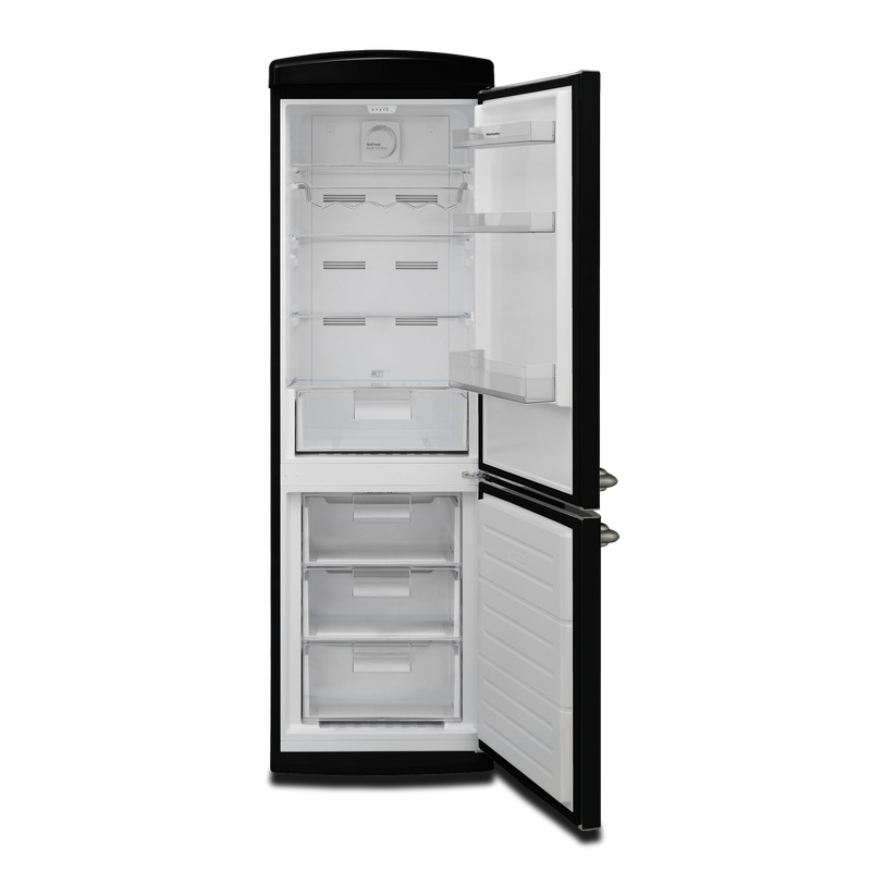 Montpellier MAB190K - Black Fridge Freezer - 295L - E Energy Rating