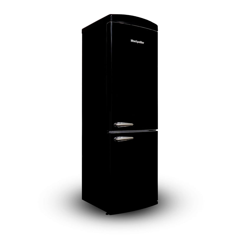 Montpellier MAB190K - Black Fridge Freezer - 295L - E Energy Rating