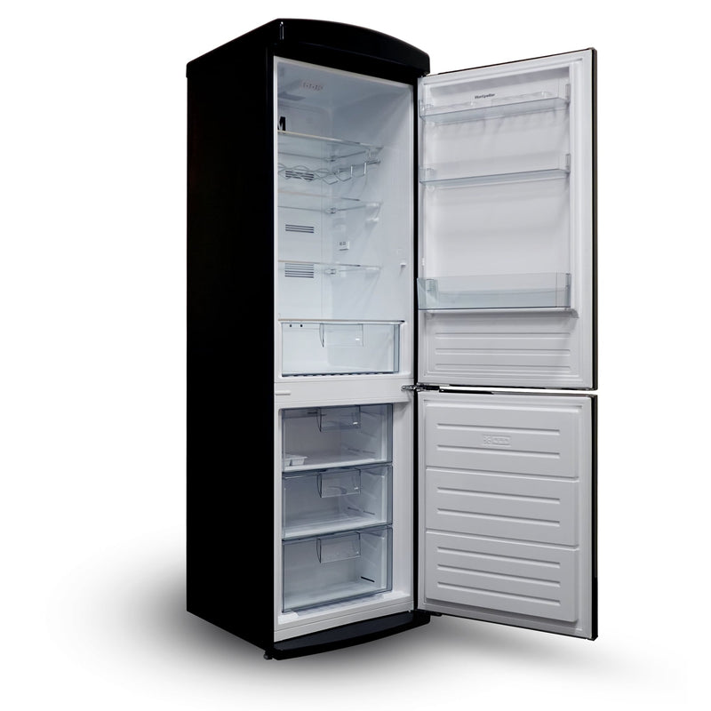 Montpellier MAB190K - Black Fridge Freezer - 295L - E Energy Rating