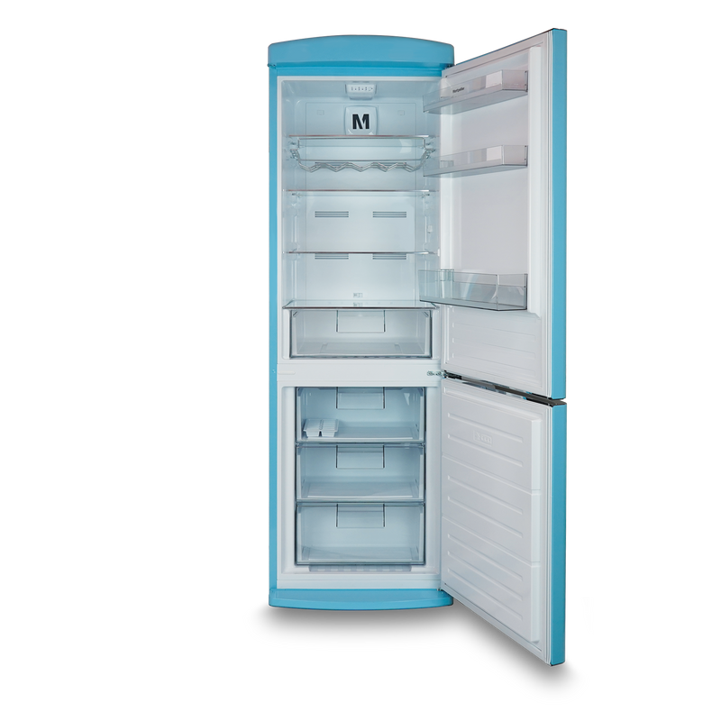 Montpellier MAB190PB - Blue Fridge Freezer - 295L - E Energy