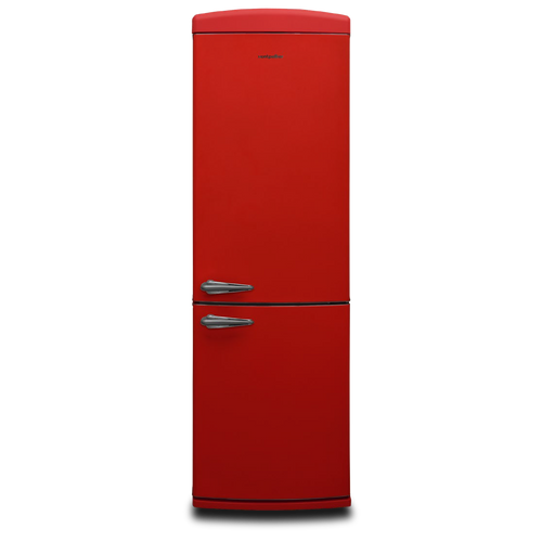Montpellier MAB190R - Red Fridge Freezer - 295L - E Energy