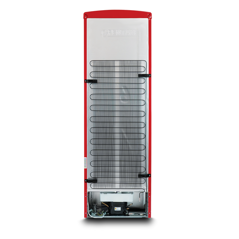 Montpellier MAB190R - Red Fridge Freezer - 295L - E Energy