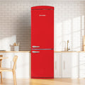 Montpellier MAB190R - Red Fridge Freezer - 295L - E Energy