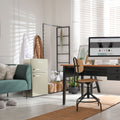 Montpellier MAB2035EC - Cream Undercounter Retro Fridge Freezer - 84 Litres - E Energy Rating
