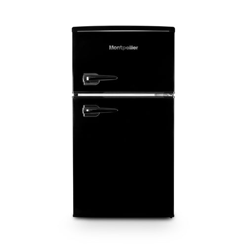 Montpellier MAB2035EK - Black Undercounter Fridge Freezer - 84L Total Capacity - E Energy Rating