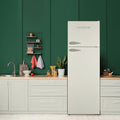 Montpellier MAB346EC Retro 80/20 Top Mount Fridge Freezer in Cream - E Rated