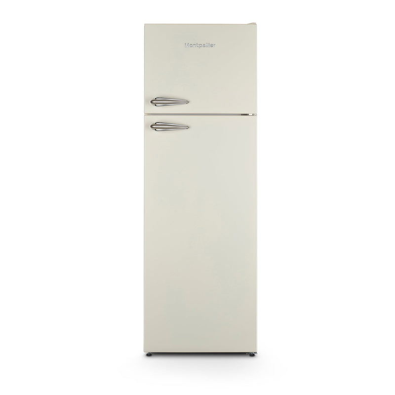 Montpellier MAB346EC Retro 80/20 Top Mount Fridge Freezer in Cream - E Rated - Display