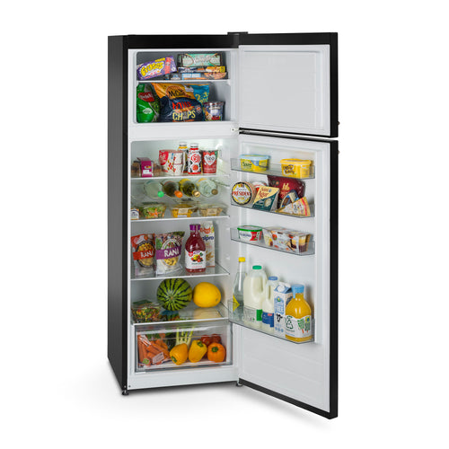 Montpellier MAB346EK - Black Retro Top Mount Fridge Freezer - 312L Total Capacity - E energy