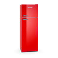 Montpellier MAB346ER - Red Retro Top Mount Fridge Freezer - 312L Capacity - E energy rating