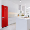 Montpellier MAB386ER - Red Retro No Frost Fridge Freezer - 186cm Tall - E Energy Rating