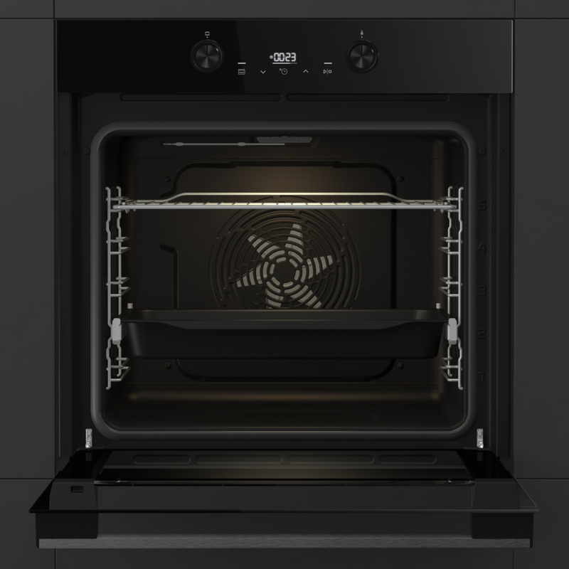 Hisense BI64223ADBGUK - Black Single Electric Oven - 77L - A Energy