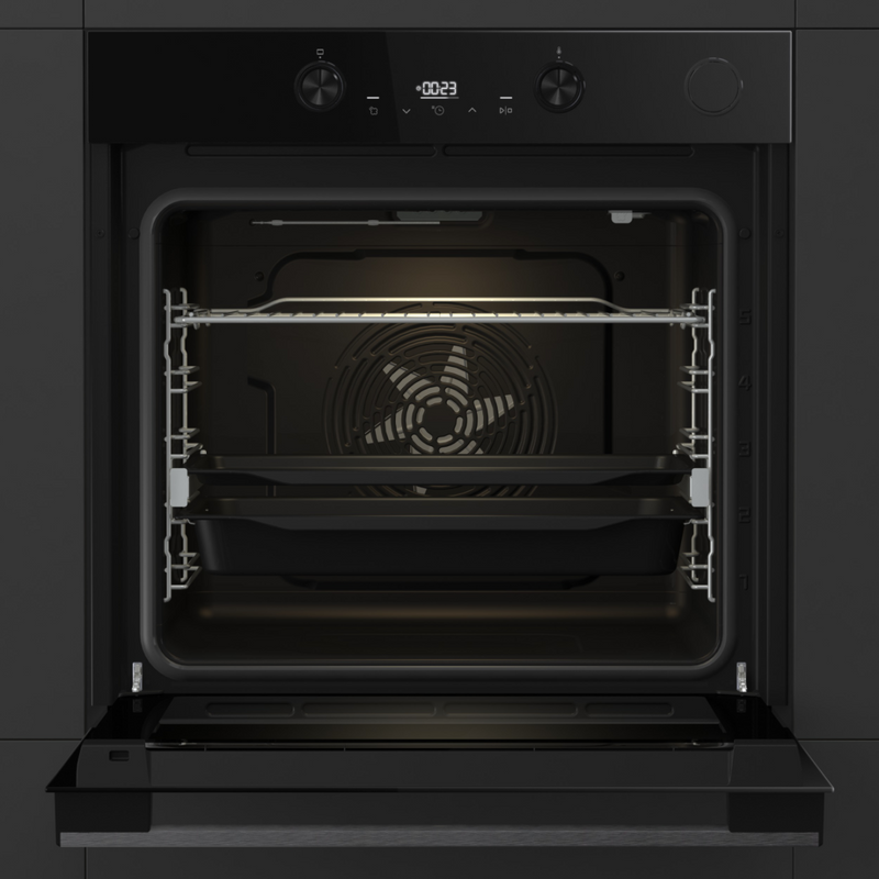 Hisense BSA66226ADBGUK - Black Single Oven - 77L - A Energy