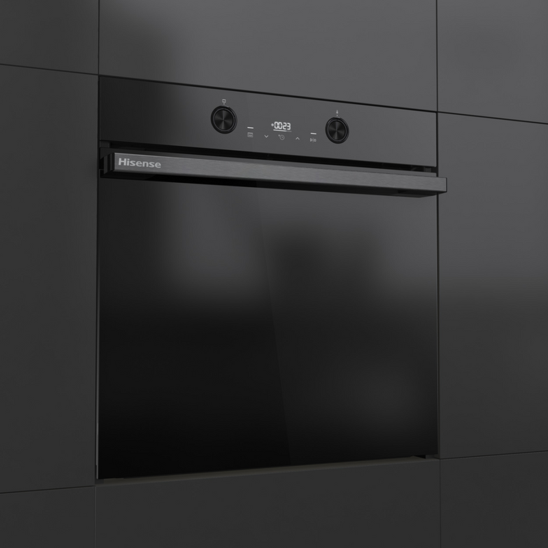 Hisense BI64223ADBGUK - Black Single Electric Oven - 77L - A Energy