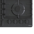 Hisense GM663BHF - Matte Black Gas Hob - 60cm - 4 Zone