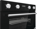 Hisense BID95211BGUK - Black Electric Double Oven - 72L & 38L Capacity - A Energy Rating