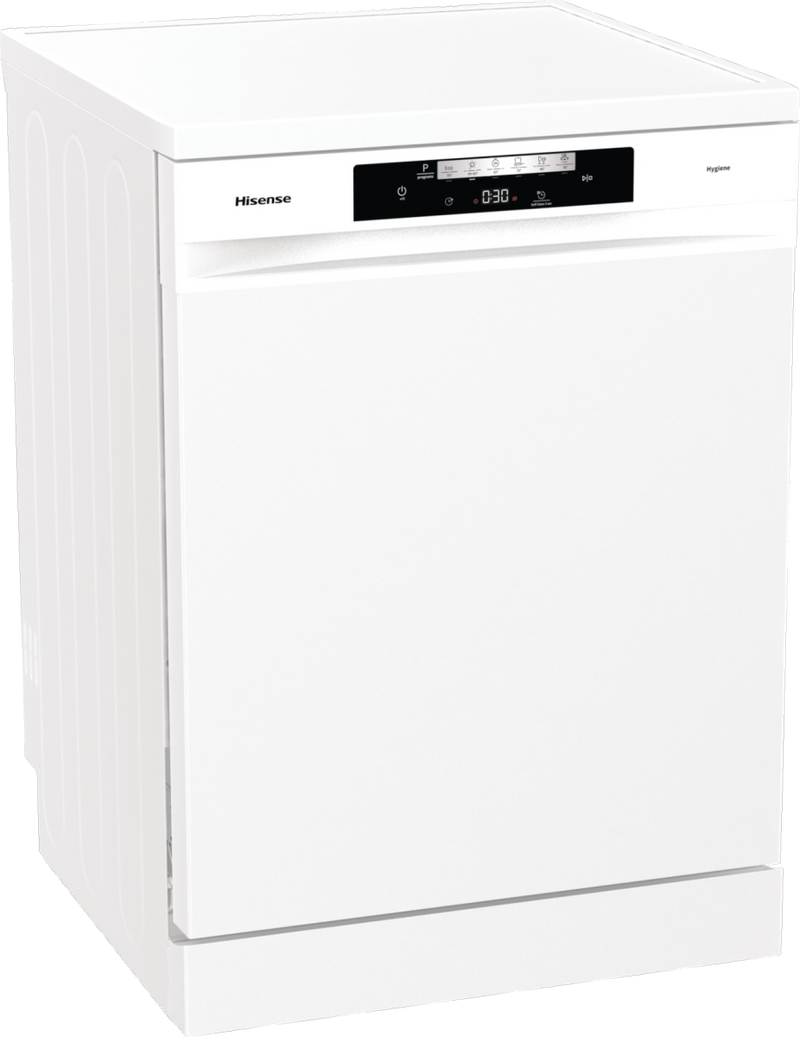 Hisense HS642D90WUK - White Freestanding Dishwasher - 14 Place Settings - D Energy